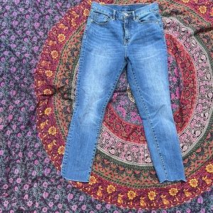 BDG cutoff high waisted jeans. Stretchy.